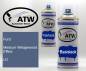 Preview: Ford, Medium Wedgewood Effect, LD: 400ml Sprühdose + 400ml Klarlack - Set, von ATW Autoteile West.